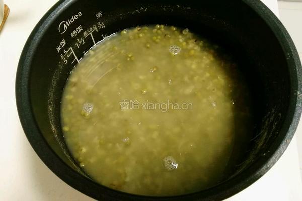 原味绿豆粥的做法图解2