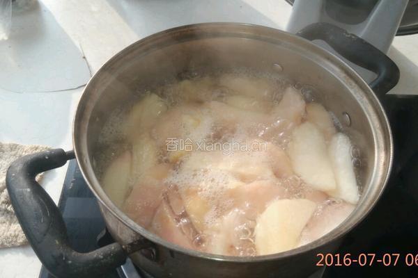 自制桃罐头的做法图解3