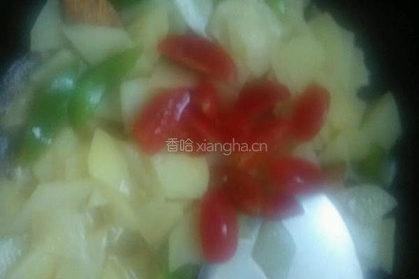 圣女果炒土豆的做法图解7