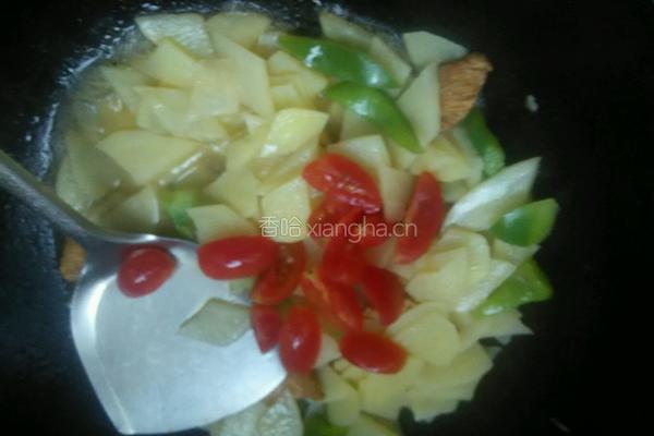 圣女果炒土豆的做法图解6