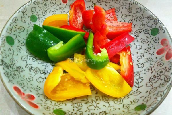 彩椒炒腊肉的做法图解5