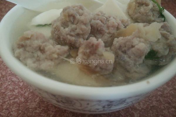 冬菜豆腐丸子汤的做法图解10