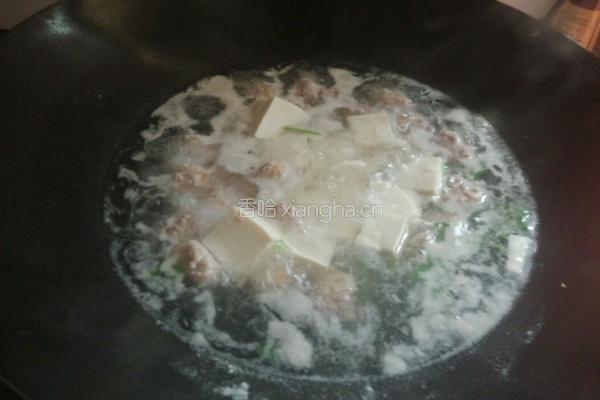 冬菜豆腐丸子汤的做法图解9