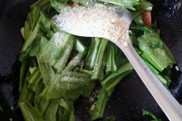 蒜蓉油麦菜的做法图解5