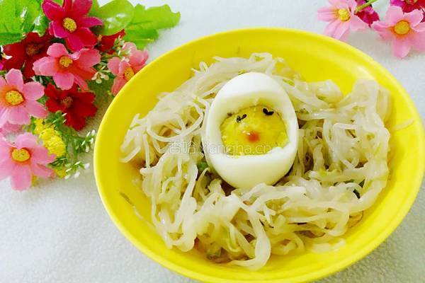 绿豆芽孵蛋的做法图解5
