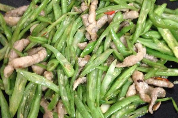 四季豆肉丝的做法图解5