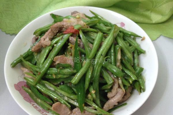 四季豆肉丝的做法图解6