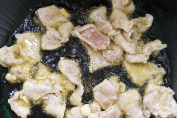 白菜溜肉片的做法图解4