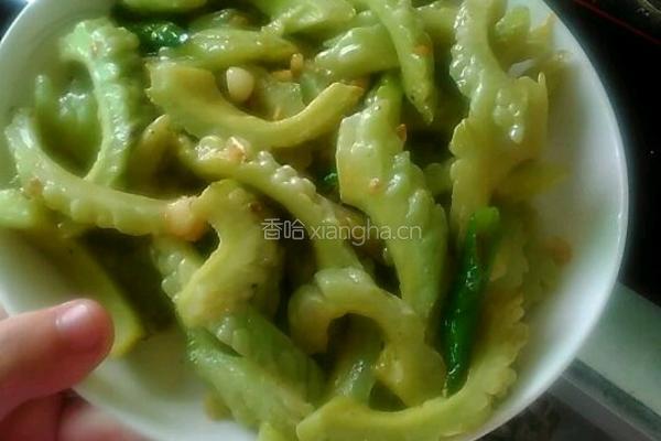清炒苦瓜的做法图解7