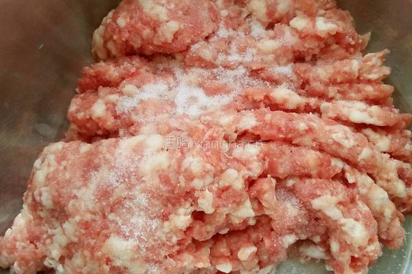 小白菜肉馅包的做法图解5
