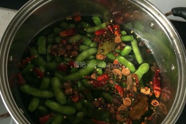 盐水毛豆的做法图解3