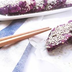 紫薯糯米饼的做法[图]