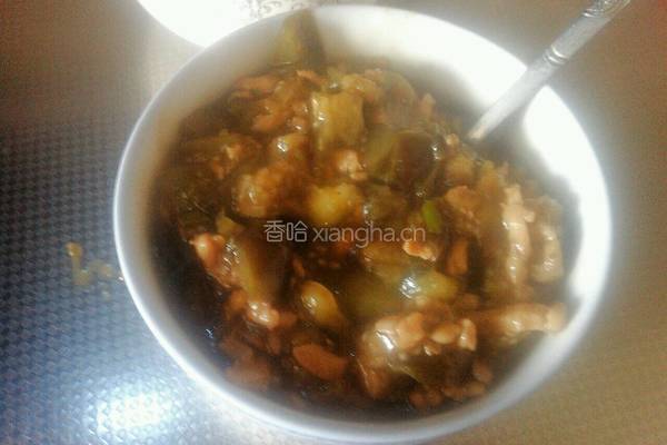 鸡肉茄子打卤面的做法图解9
