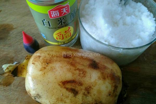 胭脂藕的做法图解1