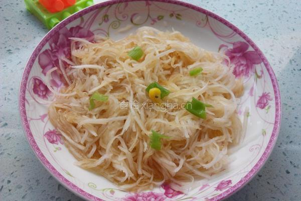 糖醋白萝卜丝的做法图解4