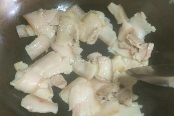 尖椒回锅肉的做法图解4