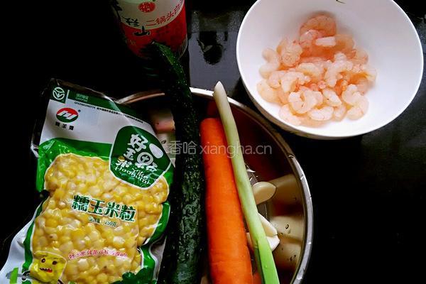 虾仁什锦的做法图解1