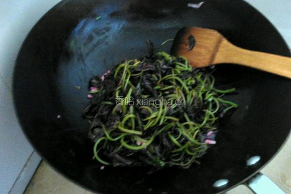 蒜蓉红苋菜的做法图解4