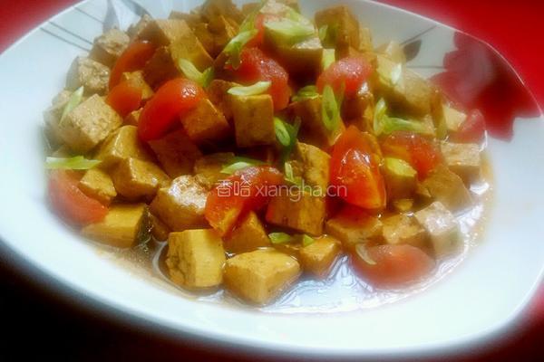 圣女果炒豆腐的做法图解8