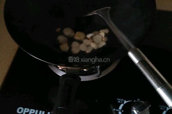 菜花炒肉片的做法图解4