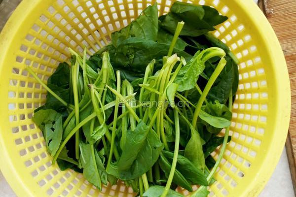 菠菜鸡蛋汤的做法图解1