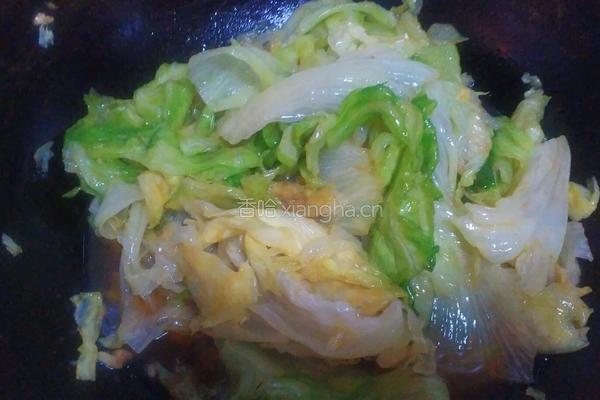 蚝油卷心菜的做法图解7