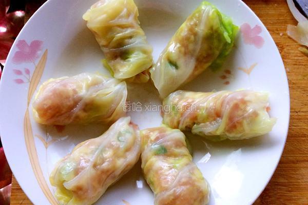 卷心菜肉糜卷的做法图解7