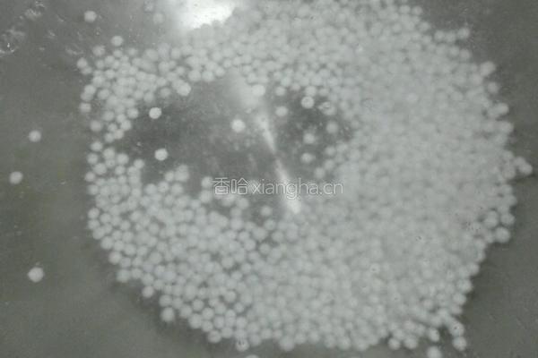 牛奶芋圆西米露的做法图解3