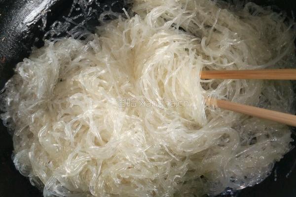 咖喱卷心菜炒粉丝的做法图解7