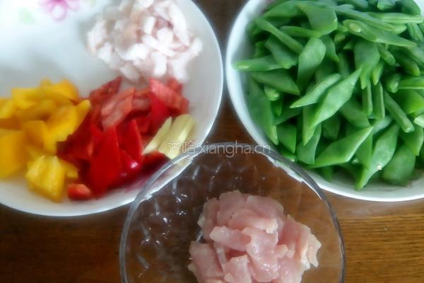 彩椒豆角的做法图解4