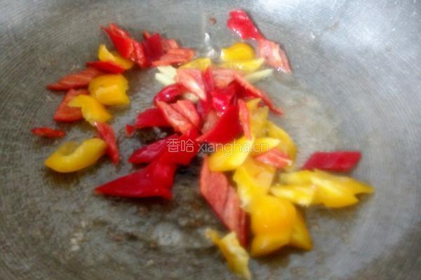 彩椒豆角的做法图解6
