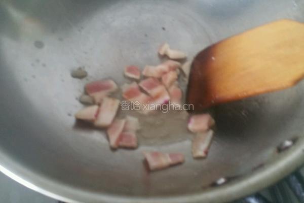 香菇炒油菜的做法图解3