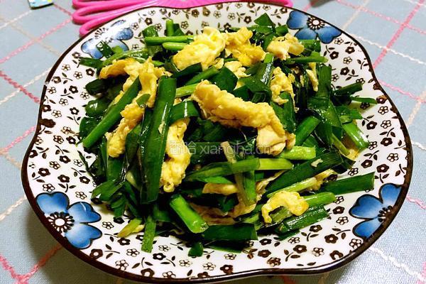 韭菜炒鸡蛋的做法图解4