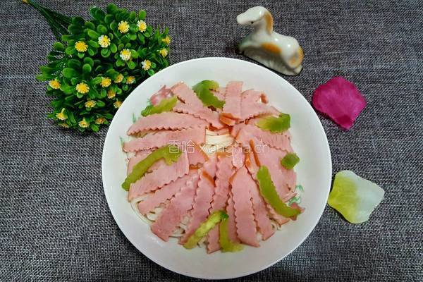 火腿面的做法图解5