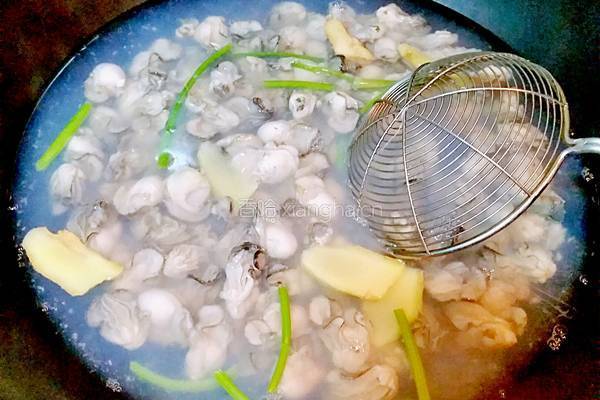 牡蛎烙蛋饼的做法图解3