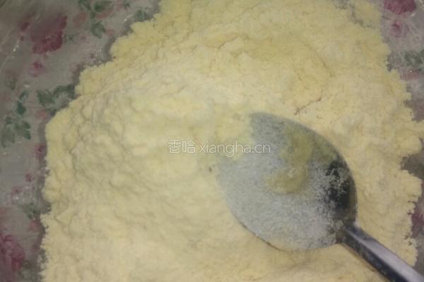 香蕉玉米饼的做法图解2