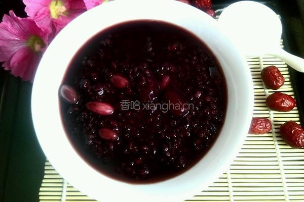 黑米粥的做法图解7