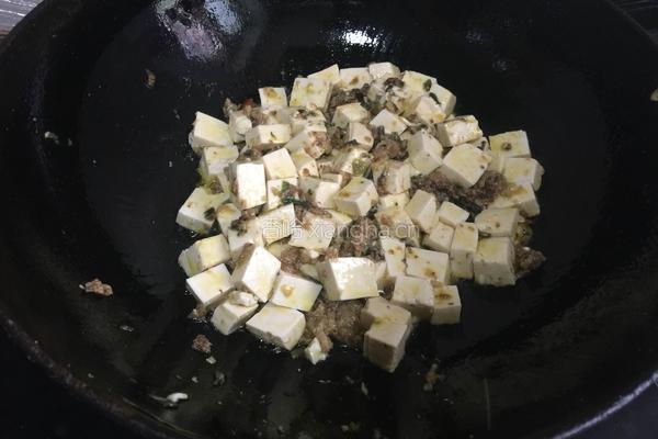 肉末烧豆腐的做法图解4