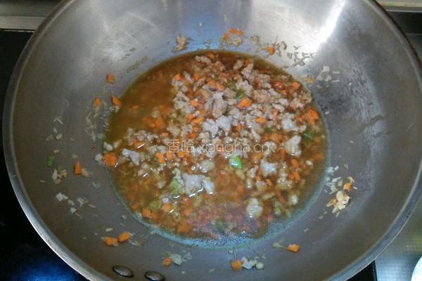 猪肉金针菇打卤面的做法图解5