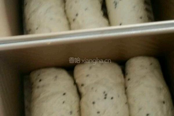 芝麻奶香土司的做法图解7