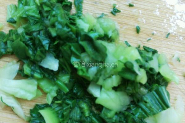 虾仁青菜粥的做法图解6