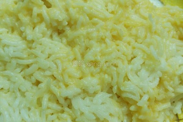 豌豆胡萝卜蛋炒饭的做法图解4
