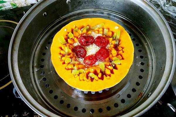 圣女果南瓜蒸饭（甜品）的做法图解6