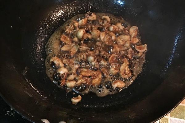 彩椒洋葱炒墨鱼仔的做法图解5