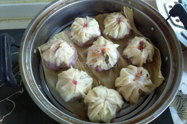 泡菜猪肉馅烧麦的做法图解7