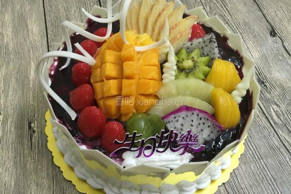 圣女果水果蛋糕的做法图解8