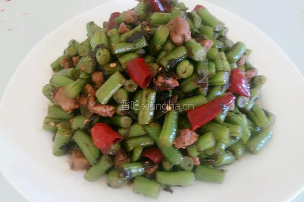 橄榄菜四季豆的做法图解13