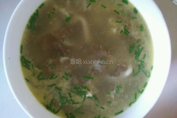 小菇鸡蛋汤的做法图解8