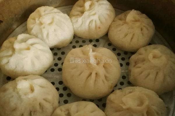 猪肉卷心菜包子的做法图解20