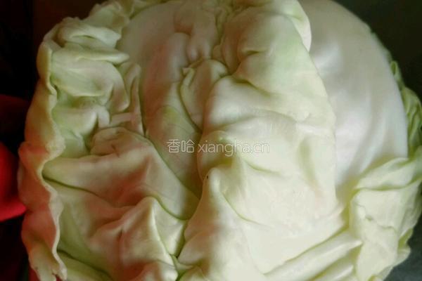 卷心菜鸡蛋虾皮馅饼的做法图解1